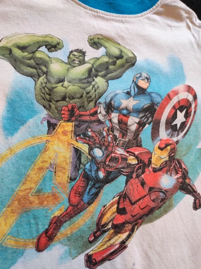 T-shirt manches courtes Marvel Avengers 4 ans - photo numéro 2