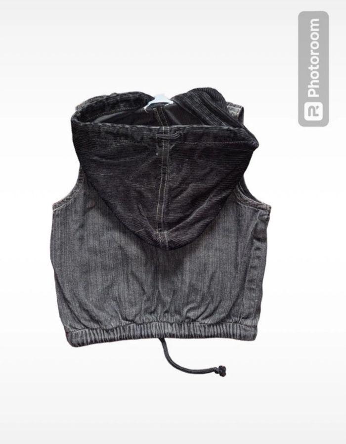 Veste en jean sans manche 18 mois - photo numéro 3