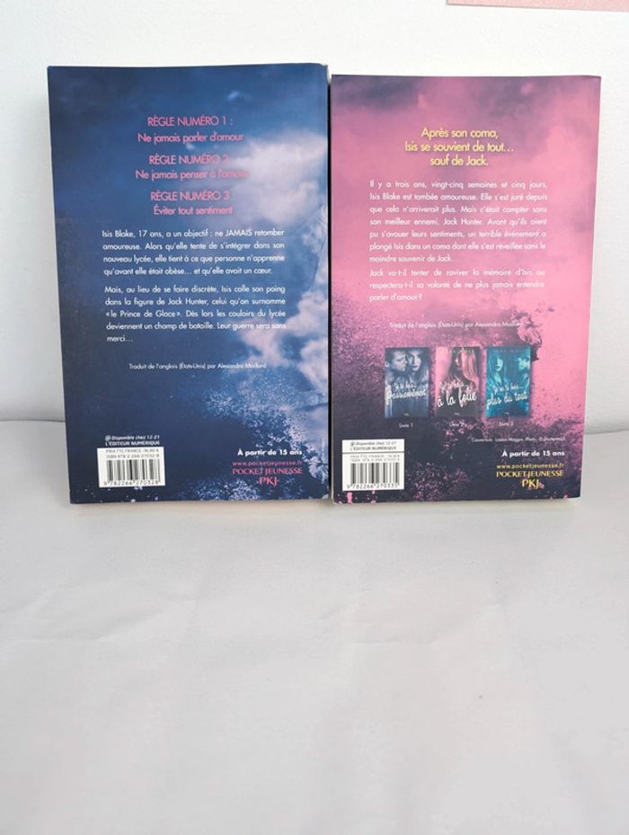 Lot de livre je te hais tome 1 et 2 - photo numéro 2