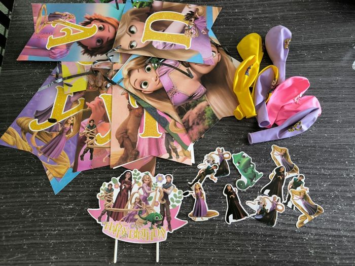 Déco anniversaire raiponce