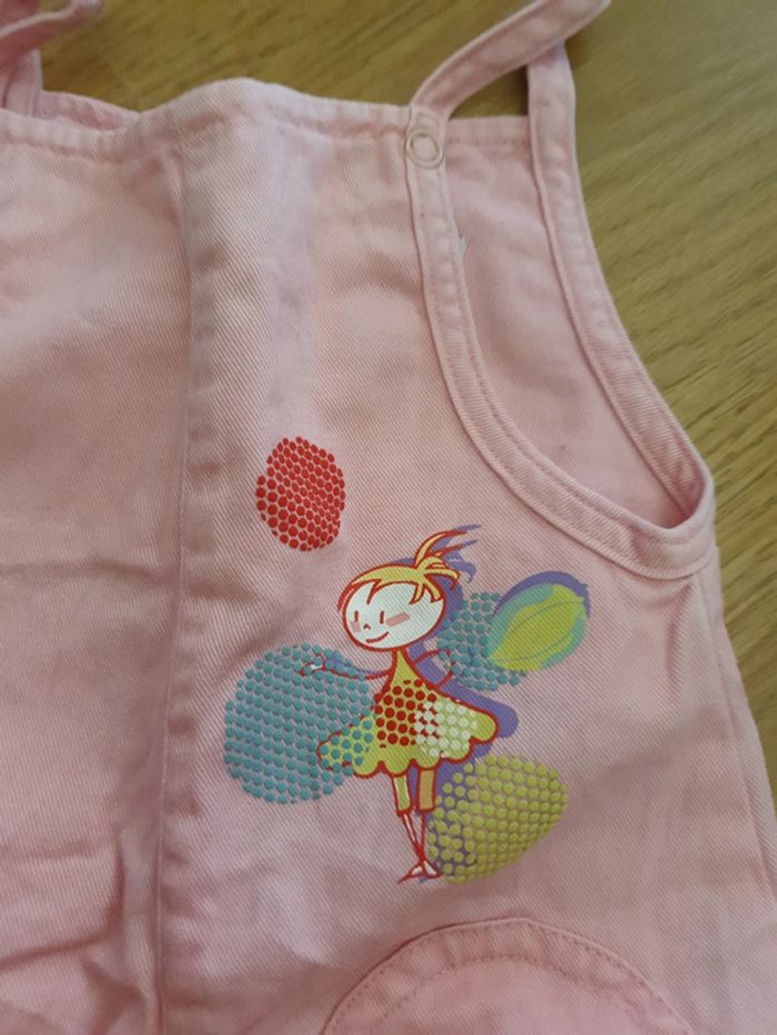 salopette influx 3 mois rose - photo numéro 2