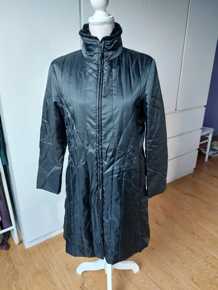 Parka mi saison col amovible