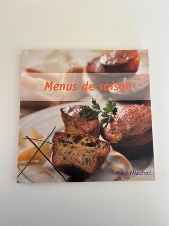 Livre de recettes régime Weight Watcher : Menus de saison