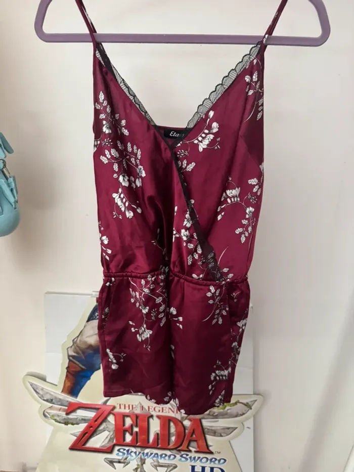 Combishort ETAM bordeau