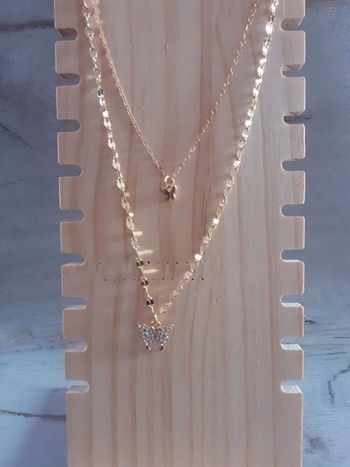 Collier doré doublé