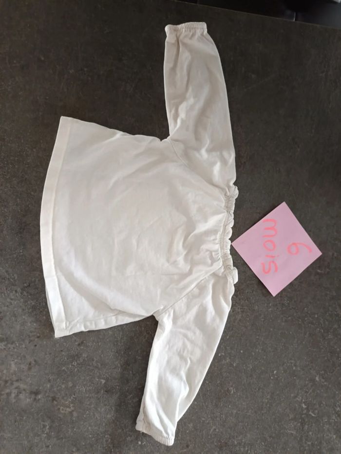 Haut blanc OB 3 mois - photo numéro 3