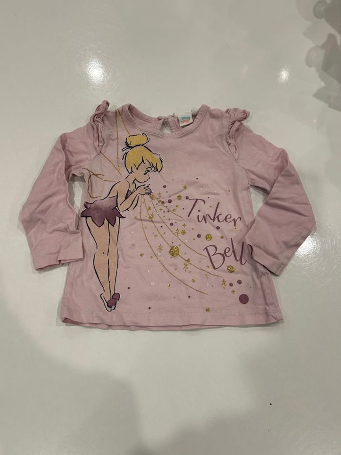 T-shirt manches longues la fée clochette Disney