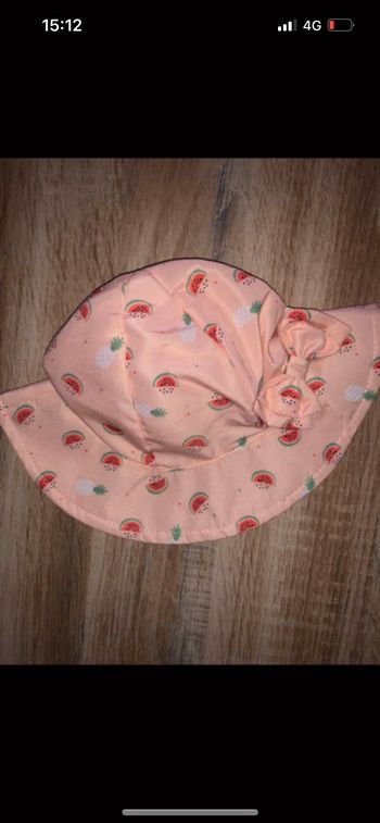 Chapeau vertbaudet rose