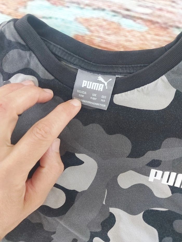 T shirt garçon 9/10ans Puma - photo numéro 2