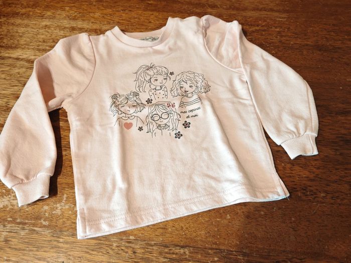 Pull rose fille taille 3 ans