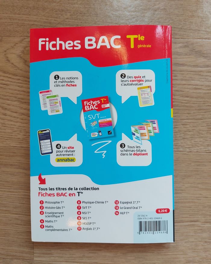 Fiches BAC - SVT Spécialité -  Tle - photo numéro 2