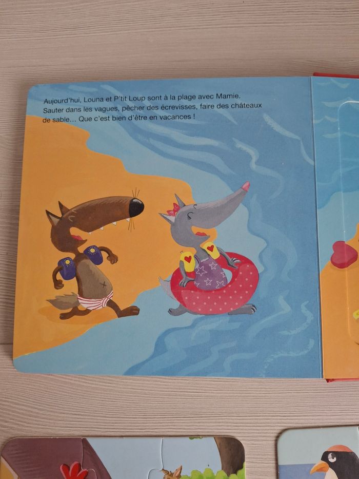 Livre puzzle p'tit loup complet - photo numéro 3