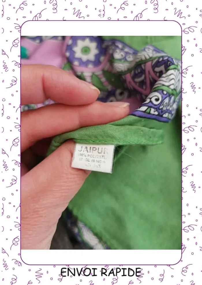 Serviette de plage en éponge et en satiné - photo numéro 7