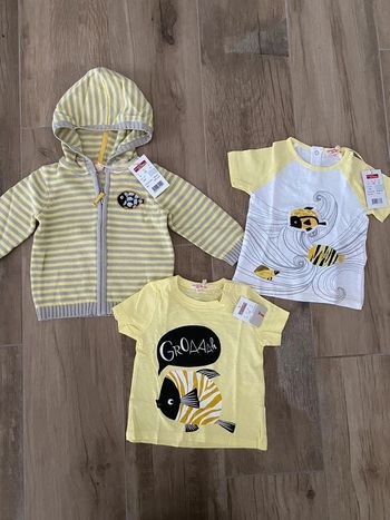 Ensemble DPAM du pareil au même 18 mois 80cm neuf étiqueté