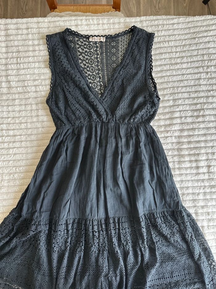 Robe dentelle noir M