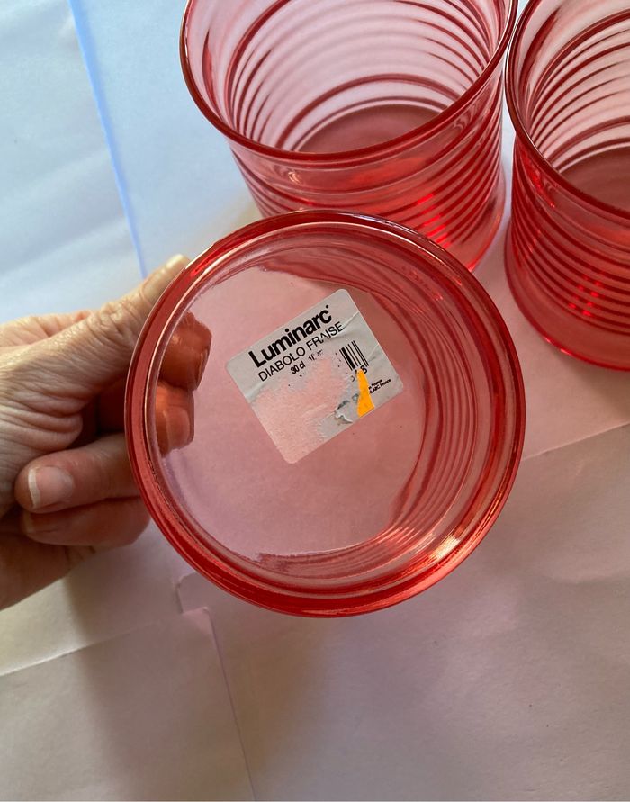 Verres Luminarc diabolo fraise - photo numéro 3