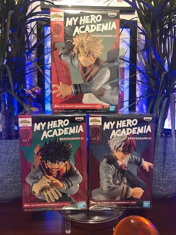 My hero academia - Bravegraph #1 vol.1-2-3 Midoriya Bakugo Shoto Todoroki