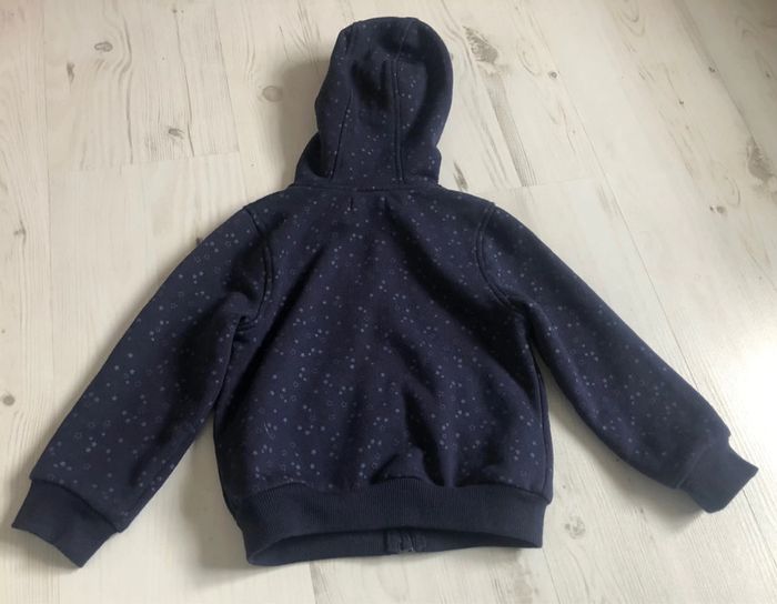 Gilet zippé à capuche Neuf fille 3 ans - 4 ans - photo numéro 4