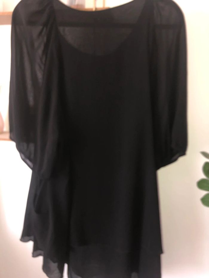 🌼Blouse noire brodée🌼 - photo numéro 3