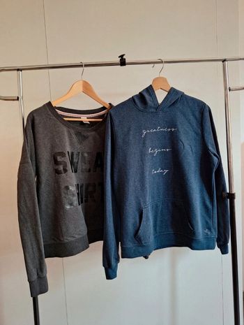 Lot 2 Sweat-shirt décathlon domyos femme XL