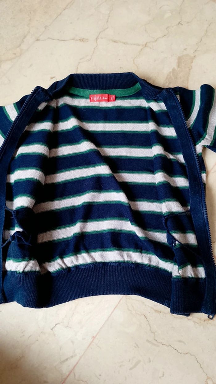 #manu_7896garcon5ans gilet zippé - photo numéro 2