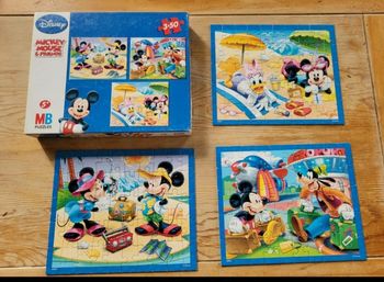 Lot de puzzles Mickey 