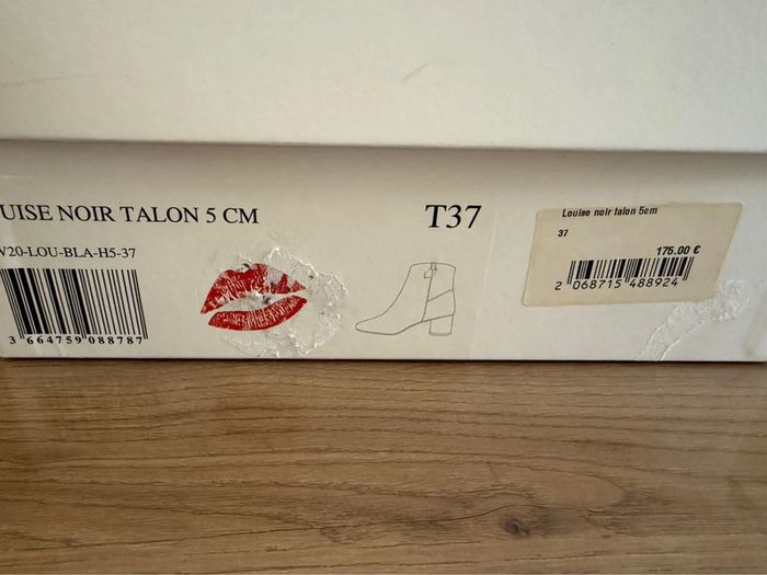 Bottines à talons noir taille 37 Bon Baiser de Paname - photo numéro 3