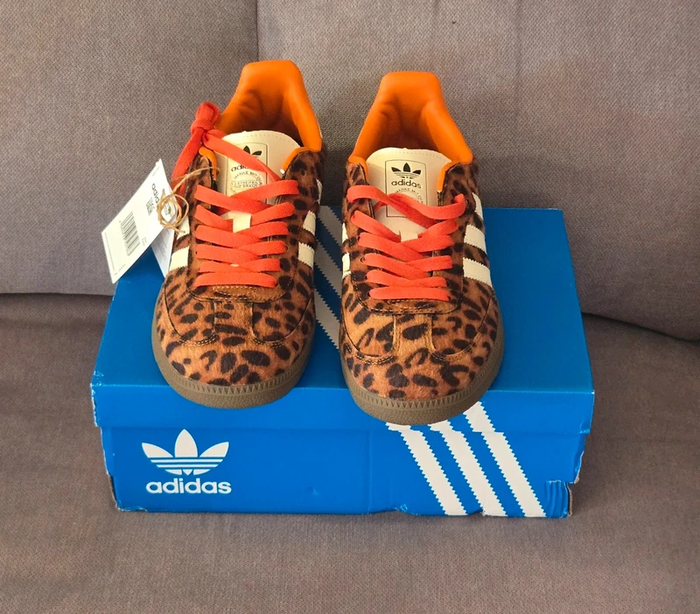 Adidas Samba Preloved Léopard Rouge 41 - photo numéro 2