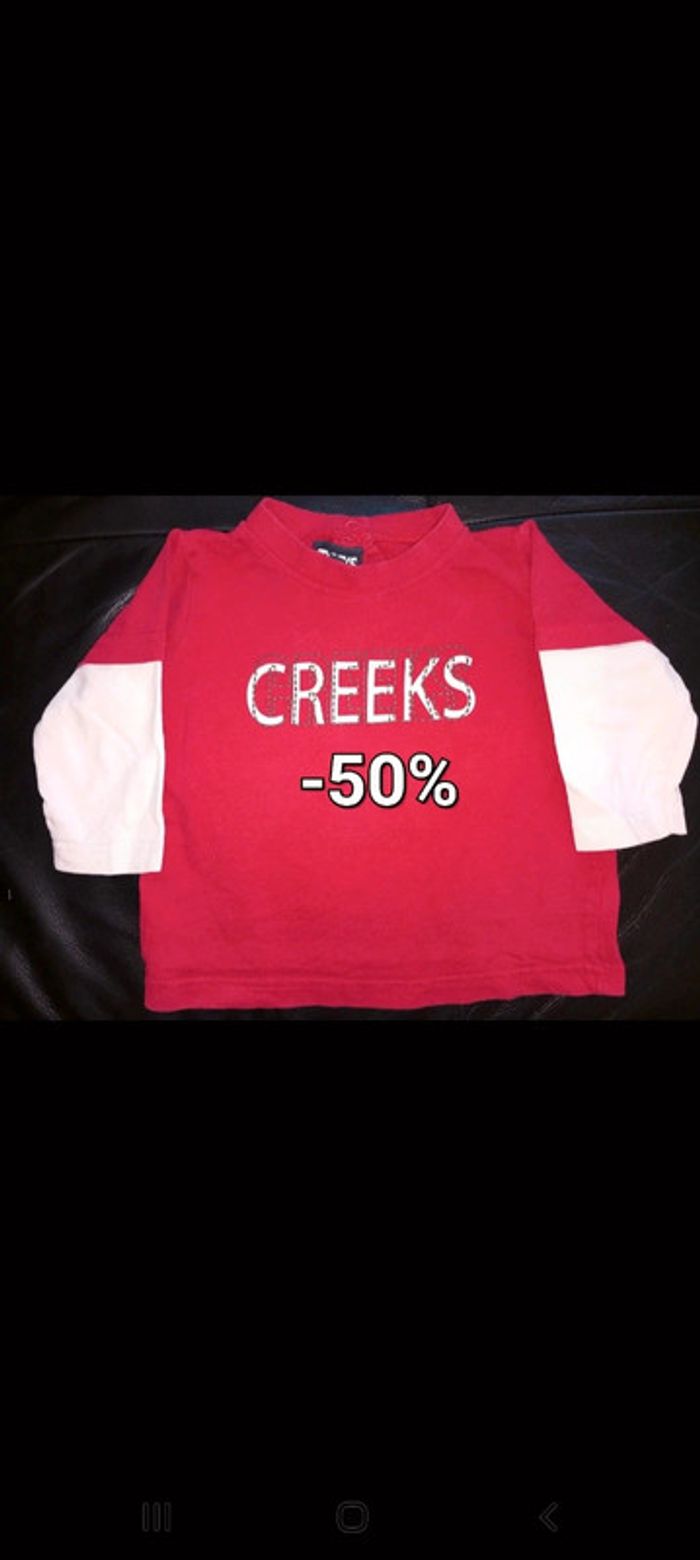 Tee-shirt creeks 12 mois
