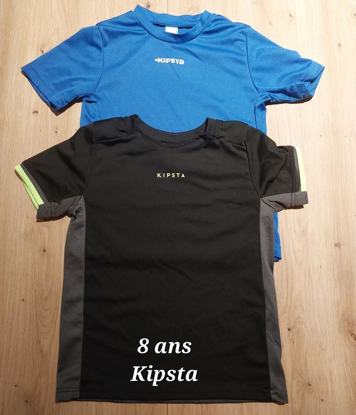 Lot de 2 tee-shirts Kipsta 8 ans