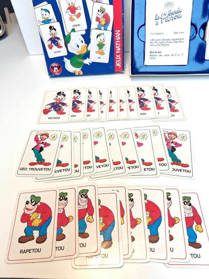 Jeux vintage Disney 1991 La bande à Picsou (jeux nathan) complet - photo numéro 4