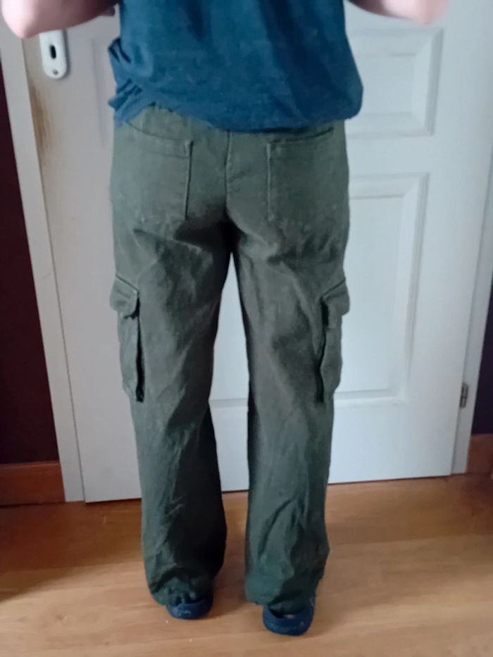 Pantalon cargo vert kaki T36 - photo numéro 3
