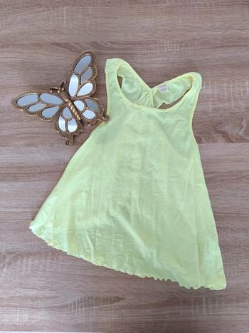 Débardeur jaune Zara 10ans