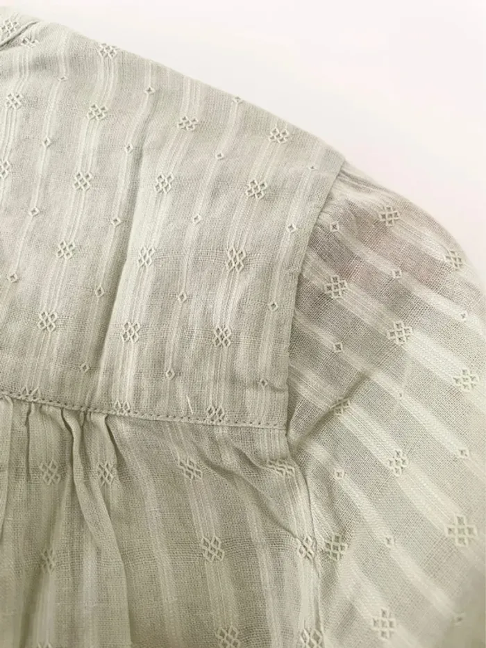 Blouse des petits hauts vert clair elodine taille 0 - photo numéro 4