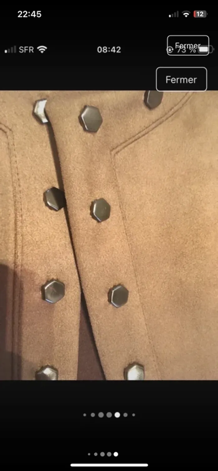 💎Petite pépite ! Magnifique lot en 38: robe Armand Thiery et d’un blazer en peau excellent état - photo numéro 13