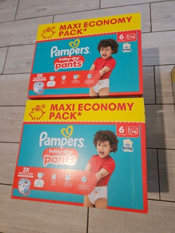 Pampers baby dry taille 6 pants