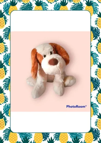 Grande peluche chien