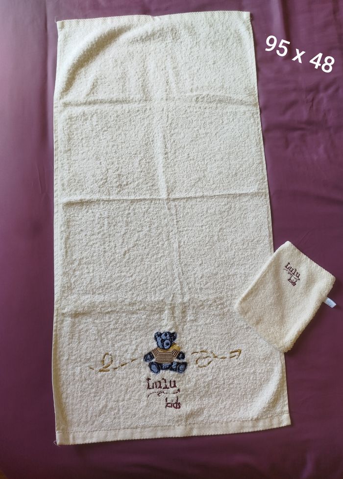 serviette et gant - photo numéro 2