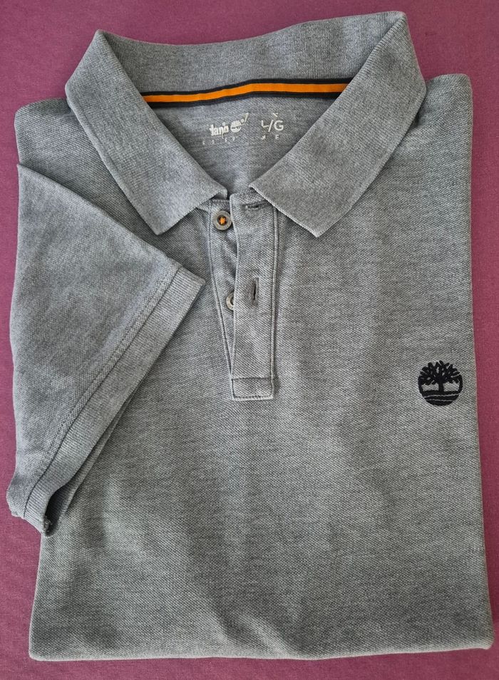 Polo gris clair Timberland - photo numéro 2