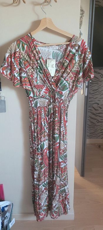 Robe longue neuve TM/L rouge