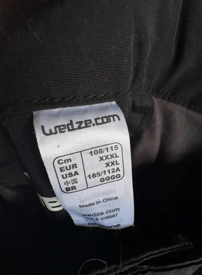 Pantalon de ski wedze taille XXXL - photo numéro 3