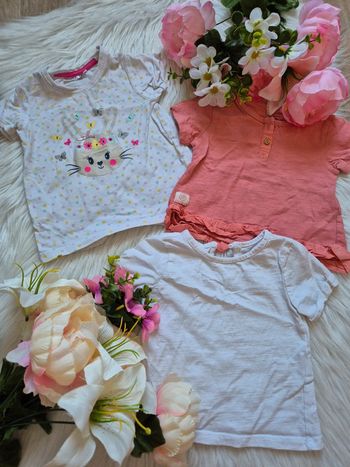 Lots T-shirt 6-9mois