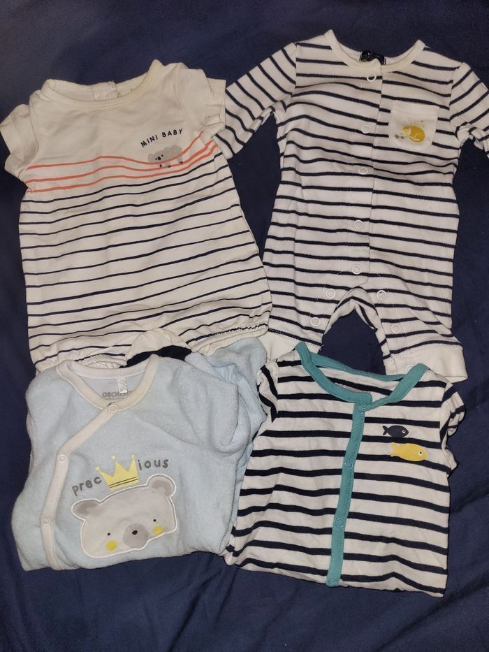 Lot vêtements 0mois