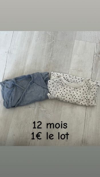Lot bodies manches courtes