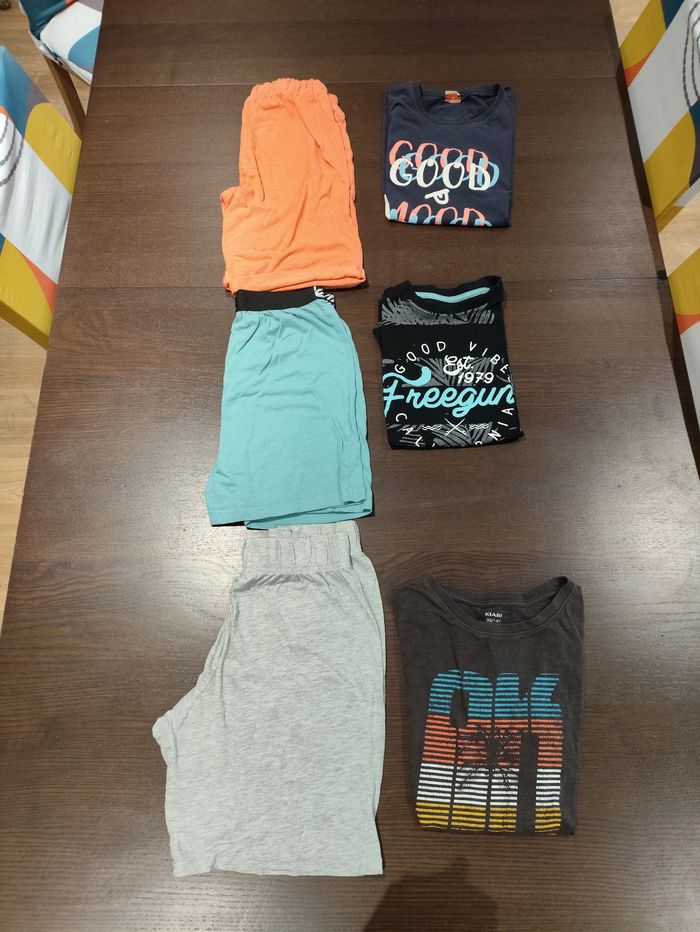 Lot 3 pyjamas été garçon 14 ans