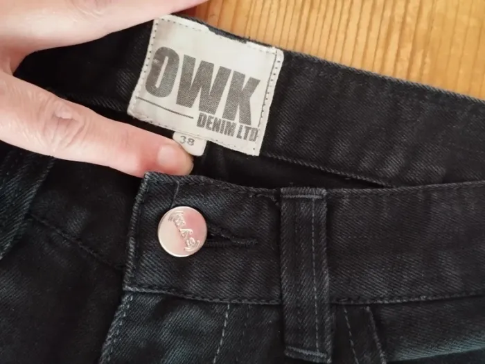 Jean noir droit homme - Look Y2K - taille 38 - OWK Denim LTD Comfort - photo numéro 5