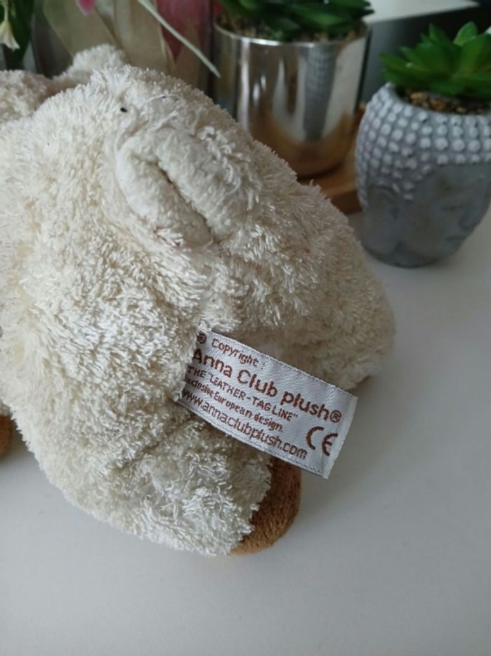 Péluche Mouton beige et marron - photo numéro 6