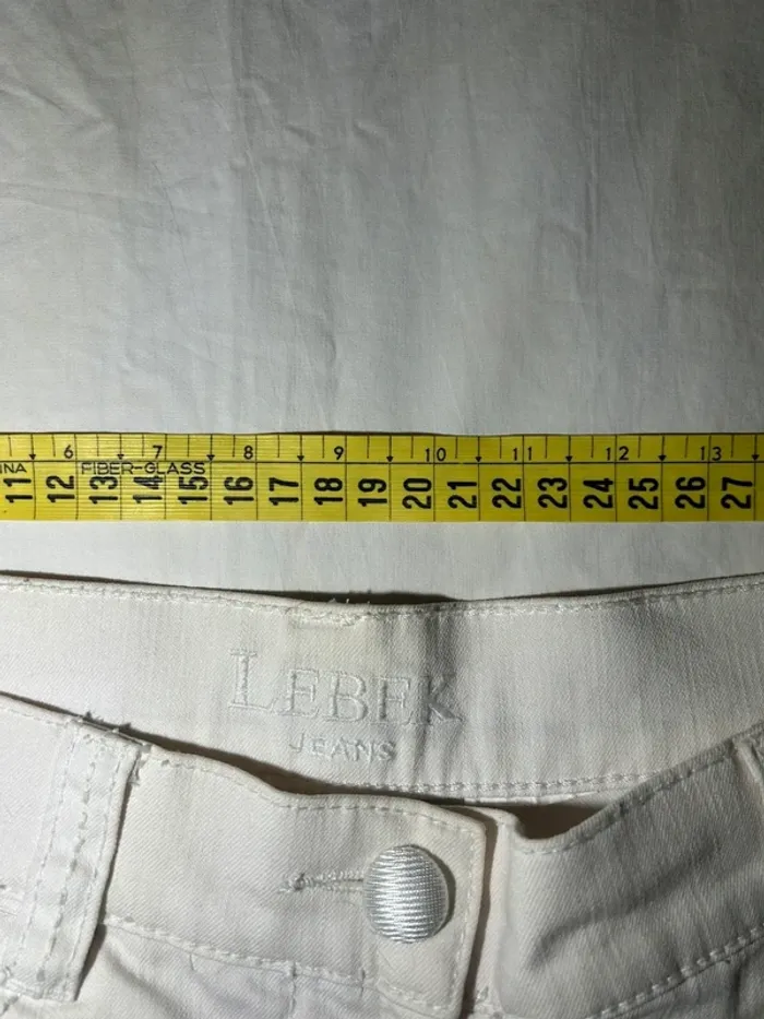 Jean blanc lebek - photo numéro 6