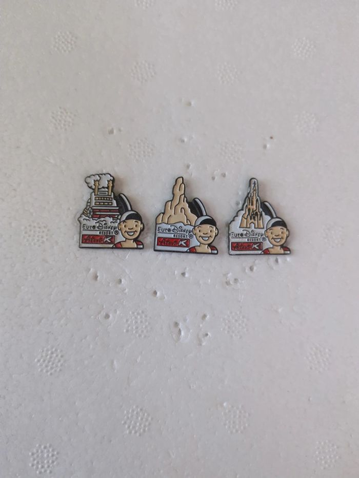 Lot de 3 pin's Euro Disney Kodak