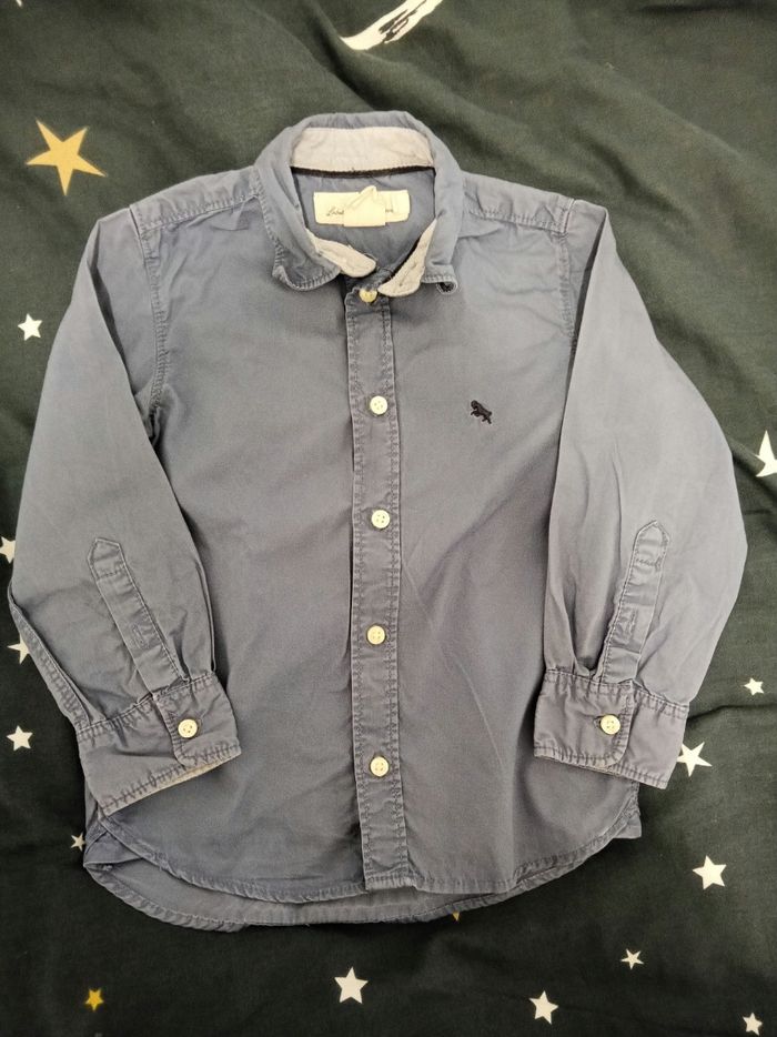 Chemise bleu clair _ 3/4 ans